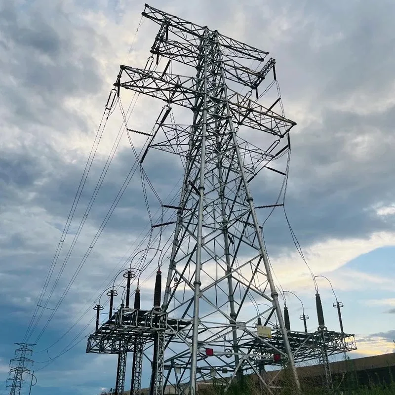 220 kV-os átviteli vonal, szögletes acél torony